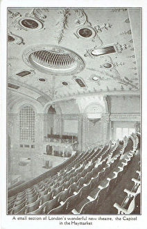 Interior photograph of the Capitol Theatre in the Haymarket Interior photograph of the Capitol Theatre in the Haymarket