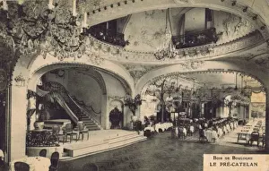 Jazz Age Club Prints: The interior of the Pre-Catelan restaurant