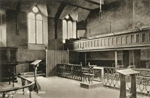 Prison Collection: Interior of the Prison Chapel at Bodmin Gaol, Cornwall