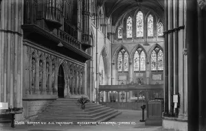 Carvings Prints: Interior of Rochester Cathedral