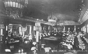 Interior of the Rode Molle (Red Mill) cabaret, Tivoli