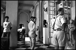Shone Prints: Interior of the Rodin Museum, Paris, France