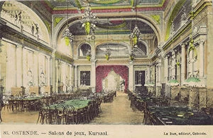 Salon Collection: Interior of the Salon de Jeux in the Kursall Casino, Ostend