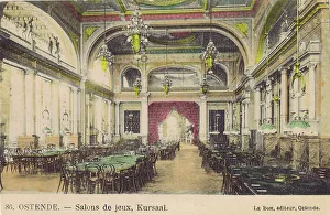 Salon Collection: Interior of the Salon de Jeux in the Kursall Casino, Ostend