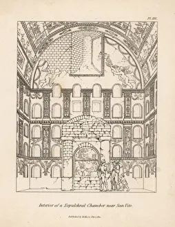 Altars Gallery: Interior of a sepulchral chamber near San Vito