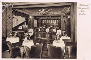 Berln Prints: An interior shot of the bar at Kakadu nightspot, Berlin