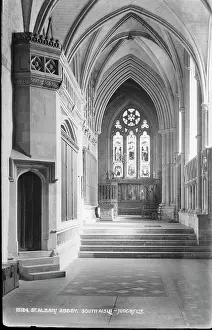 Ceilings Prints: Interior of St. Alban's Abbey, South Aisle