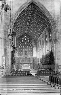 Craftsmanship Prints: Interior of St. Botolph's Church