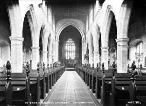 Aisle Gallery: Interior, St. Columbs Cathedral. Londonderry