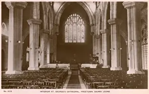 Interior of St Georges Cathedral, Freetown, Sierra Leone