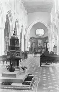 Showcases Prints: Interior of St. Giles Cripplegate Church
