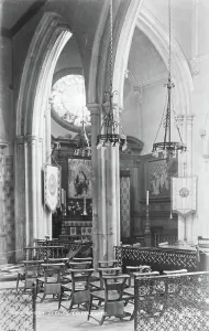 Chandeliers Prints: Interior of St. Giles Cripplegate Church