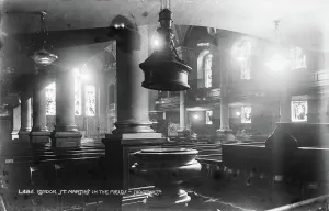 Showcases Prints: Interior of St. Martin-in-the-Fields, London