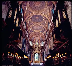 Choir Prints: Interior of St Pauls Cathedral, London