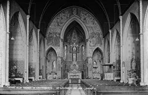 Murals Prints: Interior of St. Thomas of Canterbury Church