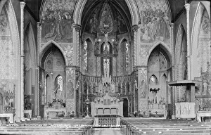 Murals Prints: Interior of St. Thomas of Canterbury Church