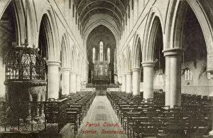 Interior of St Thomas The Martyr Church, Brentwood, Essex
