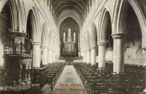 Nave Prints: Interior of St Thomas The Martyr Church, Brentwood, Essex
