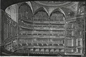 Interior of the Theatre Royal, Drury Lane, London