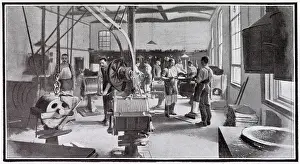 Frontage Prints: Interior of The Times office in Queen Victoria Street