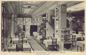 Boulogne Collection: Interior of the Veranda Ermitage de Longchamp, Paris, 1920s
