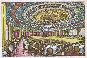 An interior view of the Caf Am Zoo in Berlin, 1920s