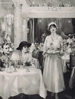 Night Life Prints: An interior view of Ciros during the First World War, Londo