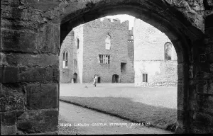 Grassy Prints: Interior View of Ludlow Castle