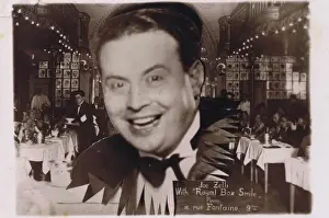 Nightspot Prints: An interior view of Zellis nightclub with a portrait of Zel