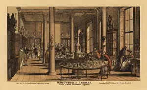Rathbone Prints: Interior of the Wedgwood and Byerley shop