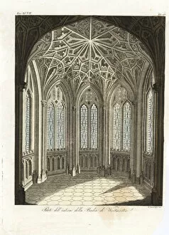 Vault Collection: Detail of the interior of Westminster Abbey