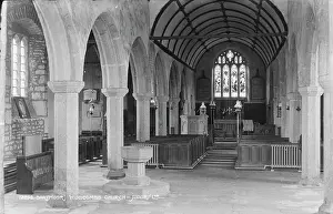 Pews Prints: Interior of Widecombe Church