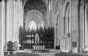 Craftsmanship Prints: Interior of Winchester Cathedral