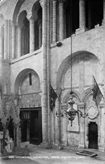 Transept Prints: Interior of Winchester Cathedral - South Transept
