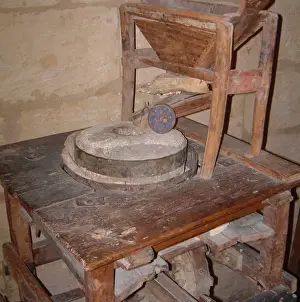 Interior, windmill, Xhagra, Gozo, Malta