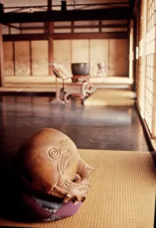 Interior wooden sculpture, Japan
