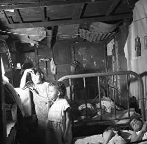 Interior of workers shack. Porta de Tierra, San Juan, Puerto