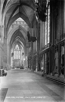 Ceilings Prints: Interior of York Minster - South Aisle