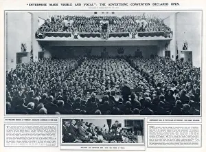 Convention Prints: The International Advertising Convention, declaring the convention open H. R. H
