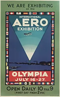 Exhibiting Prints: International Aero Exhibition Poster