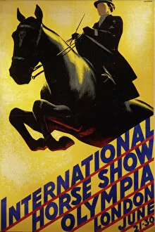Onslow Advertising Posters Gallery: International horse show advert