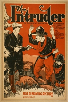 Outlaw Gallery: The intruder a powerful comedy drama of the East & West : th