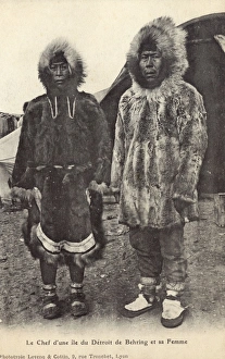 Alaskan Gallery: Inuit Chief and his wife - Alaska