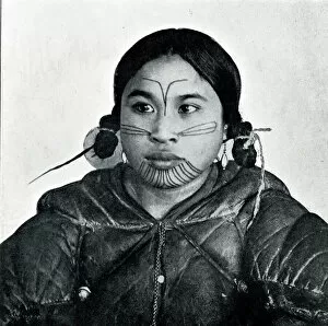 Images Dated 5th November 2019: Inuit or Eskimo bride on her wedding day