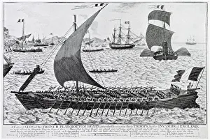 Images Dated 27th November 2020: INVASION OF BRITAIN The English expected that Napoleons army would cross the Channel in