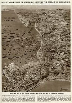 Invasion coast of Normandy by G. H. Davis