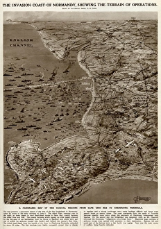 Terrain Collection: Invasion coast of Normandy by G. H. Davis