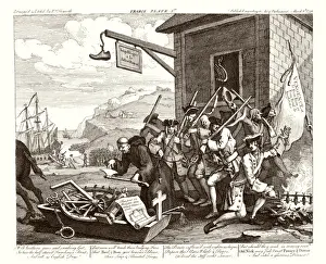 1756 Prints: The Invasion (Plate 1)