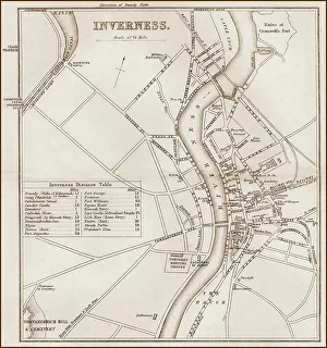 Inverness Prints: Inverness 1860s