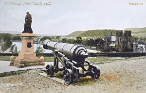 Cannon Prints: Inverness, Scotland - The Cathedral from Castle Hill